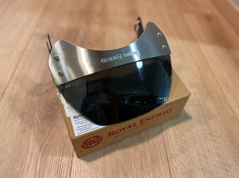 Cupolino Fumè Basso con Staffe Originale Royal Enfield