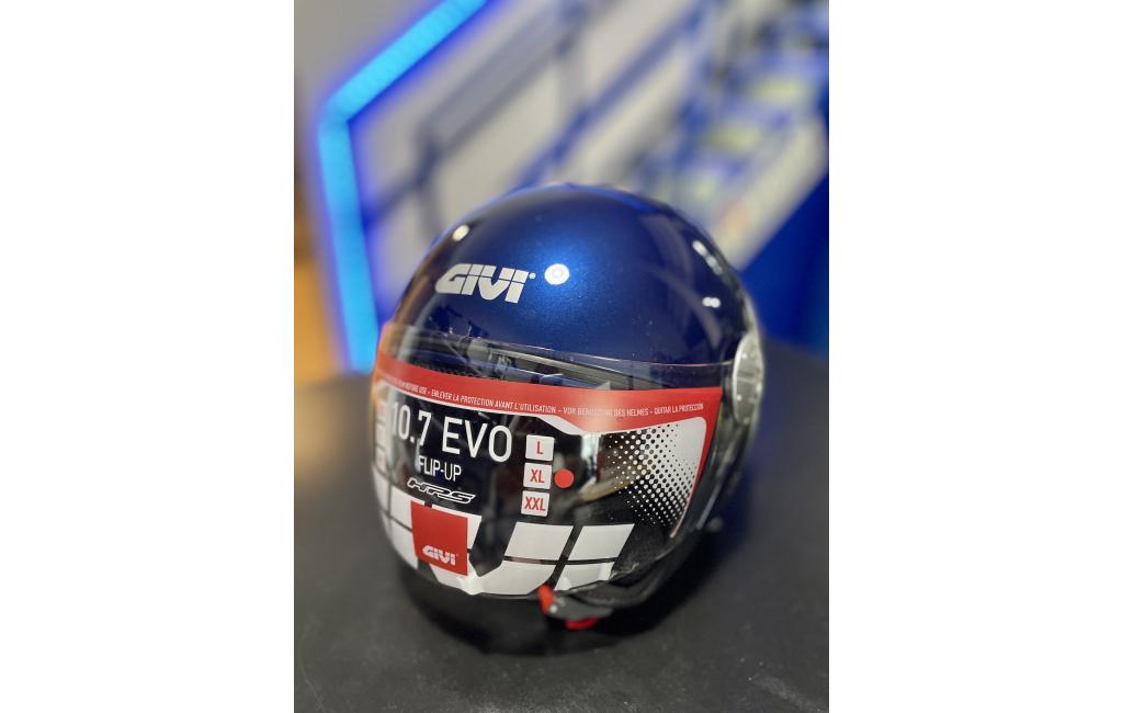 Casco Jet Givi 10.7 Blu