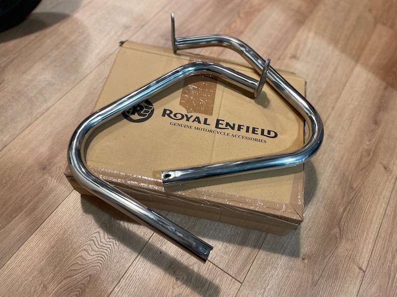 Barre Paramotore Cromate Originali Royal Enfield