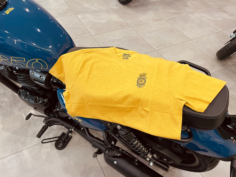 T-Shirt Originale Royal Enfield Giallo Ocra