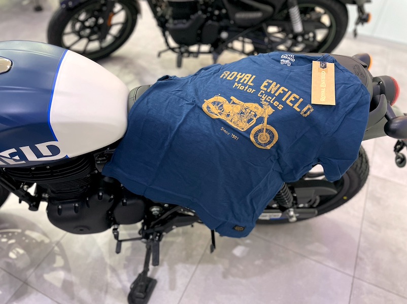T-Shirt Originale Royal Enfield Blu