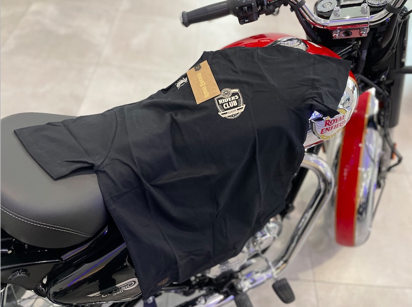T-Shirt Originale Royal Enfield Club Nera